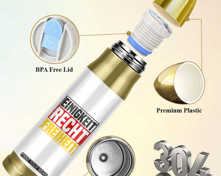 Proud Germany Bullet Tumbler Einigkeit Recht Freiheit German Flag