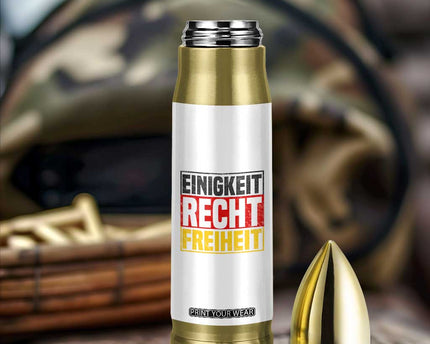 Proud Germany Bullet Tumbler Einigkeit Recht Freiheit German Flag