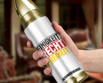 Proud Germany Bullet Tumbler Einigkeit Recht Freiheit German Flag