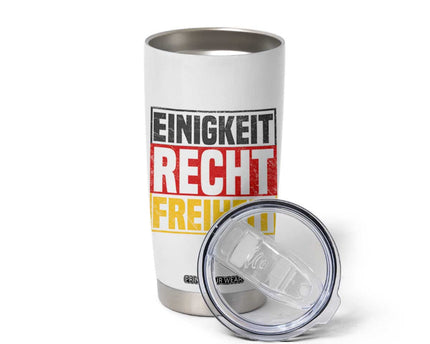 Proud Germany Tumbler Cup Einigkeit Recht Freiheit German Flag