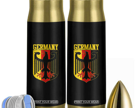 Proud Germany Bullet Tumbler Bundesadler Coat of Arms German Flag