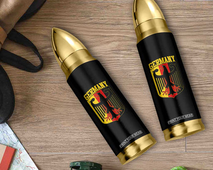 Proud Germany Bullet Tumbler Bundesadler Coat of Arms German Flag