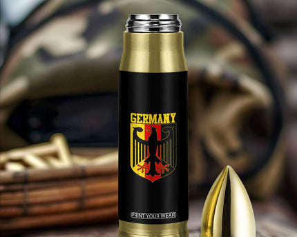 Proud Germany Bullet Tumbler Bundesadler Coat of Arms German Flag