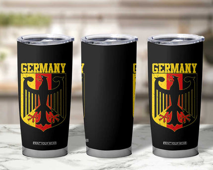 Proud Germany Tumbler Cup Bundesadler Coat of Arms German Flag