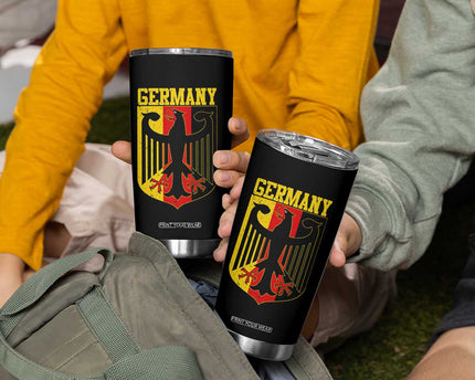 Proud Germany Tumbler Cup Bundesadler Coat of Arms German Flag