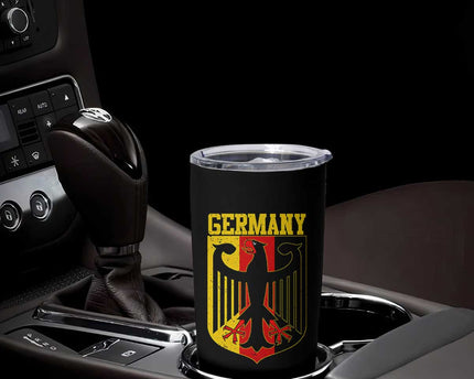 Proud Germany Tumbler Cup Bundesadler Coat of Arms German Flag
