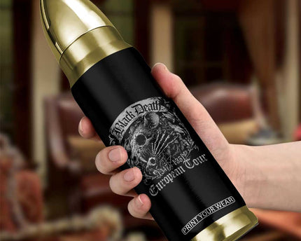 Black Death European Tour Bullet Tumbler Plague Rat Medieval History Gothic