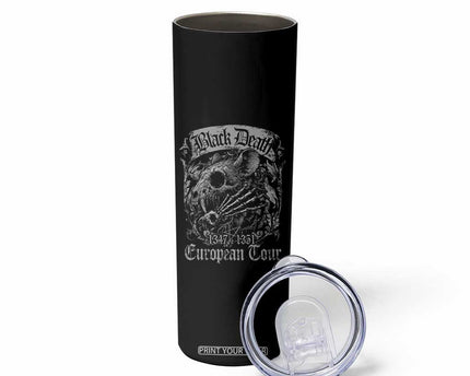 Black Death European Tour Skinny Tumbler Plague Rat Medieval History Gothic
