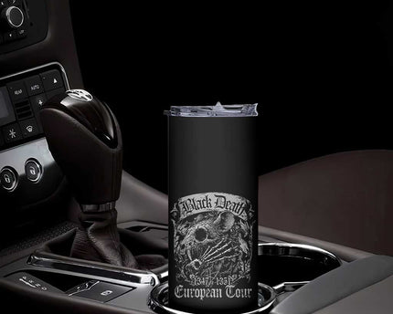 Black Death European Tour Skinny Tumbler Plague Rat Medieval History Gothic