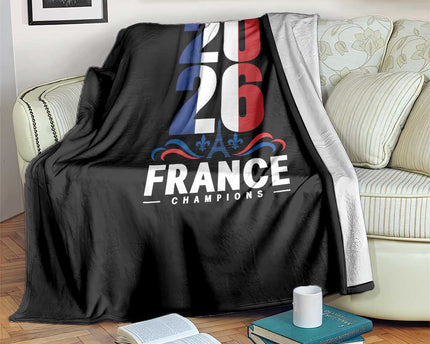 Vintage France Soccer Fan Throw Blanket French Football Pride 2026