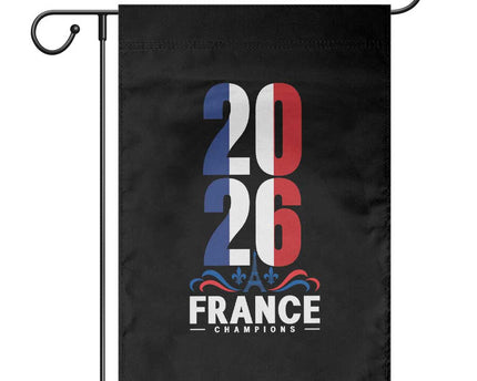 Vintage France Soccer Fan Garden Flag French Football Pride 2026