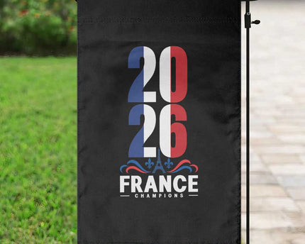 Vintage France Soccer Fan Garden Flag French Football Pride 2026