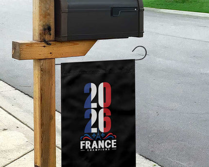 Vintage France Soccer Fan Garden Flag French Football Pride 2026
