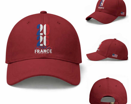 Vintage France Soccer Fan Baseball Cap French Football Pride 2026