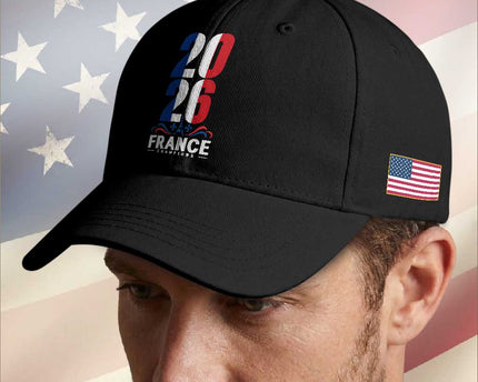 Vintage France Soccer Fan Baseball Cap French Football Pride 2026