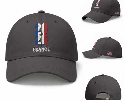 Vintage France Soccer Fan Baseball Cap French Football Pride 2026