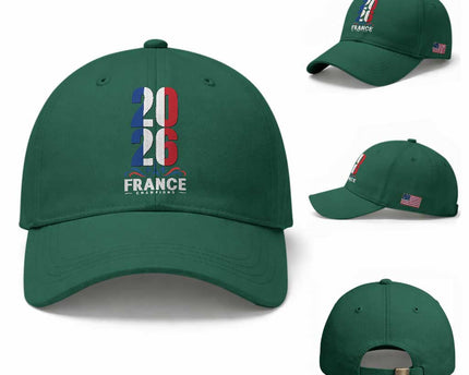 Vintage France Soccer Fan Baseball Cap French Football Pride 2026