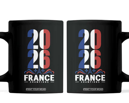 Vintage France Soccer Fan Coffee Mug French Football Pride 2026