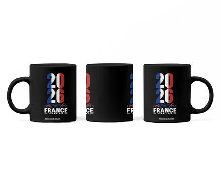 Vintage France Soccer Fan Coffee Mug French Football Pride 2026