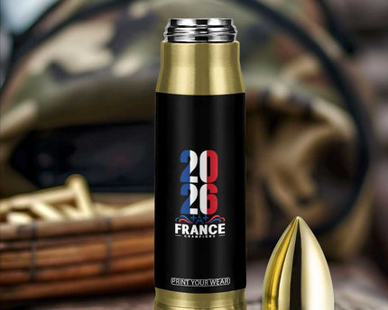 Vintage France Soccer Fan Bullet Tumbler French Football Pride 2026