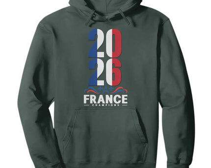 Vintage France Soccer Fan Hoodie French Football Pride 2026
