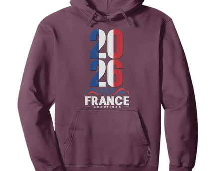Vintage France Soccer Fan Hoodie French Football Pride 2026