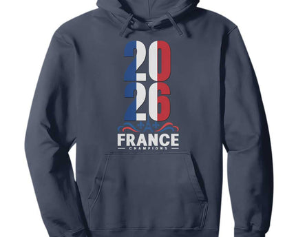 Vintage France Soccer Fan Hoodie French Football Pride 2026