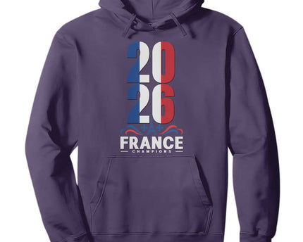 Vintage France Soccer Fan Hoodie French Football Pride 2026