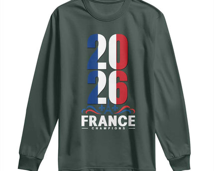 Vintage France Soccer Fan Long Sleeve Shirt French Football Pride 2026
