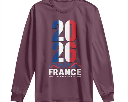 Vintage France Soccer Fan Long Sleeve Shirt French Football Pride 2026