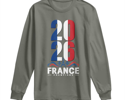 Vintage France Soccer Fan Long Sleeve Shirt French Football Pride 2026