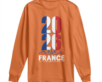 Vintage France Soccer Fan Long Sleeve Shirt French Football Pride 2026