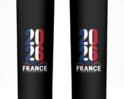 Vintage France Soccer Fan Skinny Tumbler French Football Pride 2026