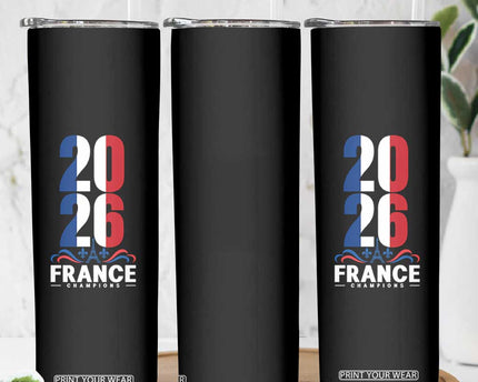 Vintage France Soccer Fan Skinny Tumbler French Football Pride 2026
