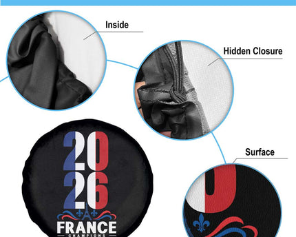 Vintage France Soccer Fan Spare Tire Cover French Football Pride 2026