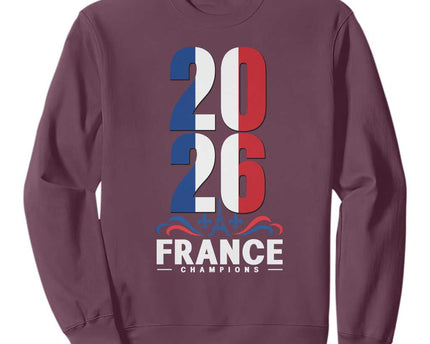 Vintage France Soccer Fan Sweatshirt French Football Pride 2026