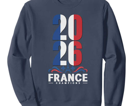 Vintage France Soccer Fan Sweatshirt French Football Pride 2026
