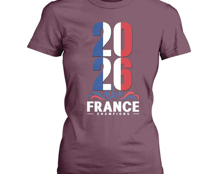 Vintage France Soccer Fan T Shirt For Women French Football Pride 2026