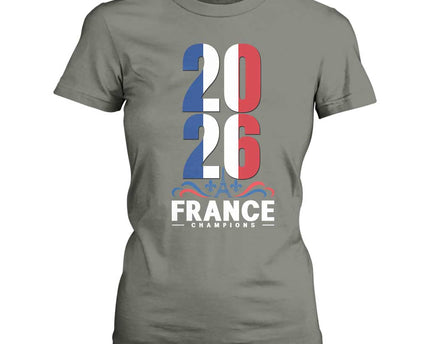 Vintage France Soccer Fan T Shirt For Women French Football Pride 2026