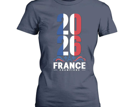 Vintage France Soccer Fan T Shirt For Women French Football Pride 2026