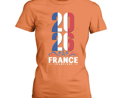Vintage France Soccer Fan T Shirt For Women French Football Pride 2026