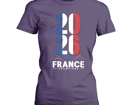 Vintage France Soccer Fan T Shirt For Women French Football Pride 2026