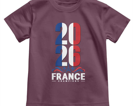 Vintage France Soccer Fan Toddler T Shirt French Football Pride 2026