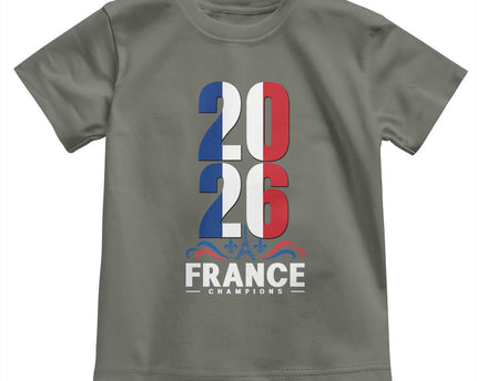 Vintage France Soccer Fan Toddler T Shirt French Football Pride 2026