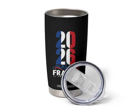 Vintage France Soccer Fan Tumbler Cup French Football Pride 2026