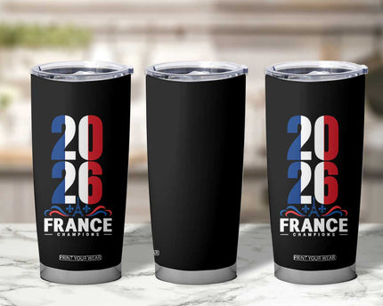 Vintage France Soccer Fan Tumbler Cup French Football Pride 2026