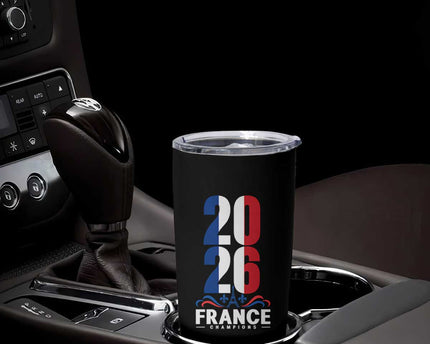 Vintage France Soccer Fan Tumbler Cup French Football Pride 2026
