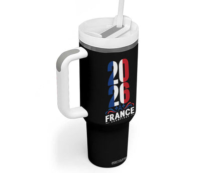 Vintage France Soccer Fan Tumbler With Handle French Football Pride 2026