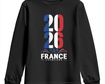 Vintage France Soccer Fan Youth Sweatshirt French Football Pride 2026