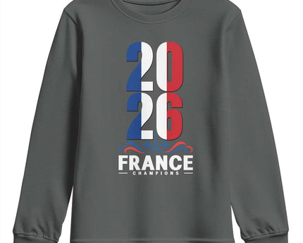 Vintage France Soccer Fan Youth Sweatshirt French Football Pride 2026